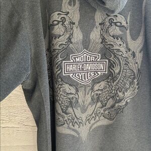 Harley-Davidson Charcoal Zip-Up Hoodie